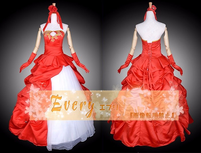 Amazon.co.jp: コスプレ衣装Fate/EXTRA風セイバー ネロ 赤い