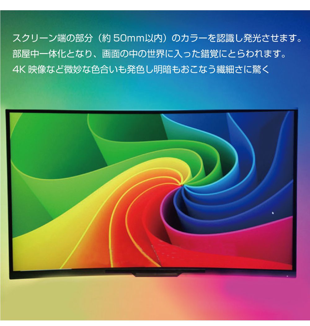 モニター イルミ LED ライト VSC アーティスティックライト55〜65