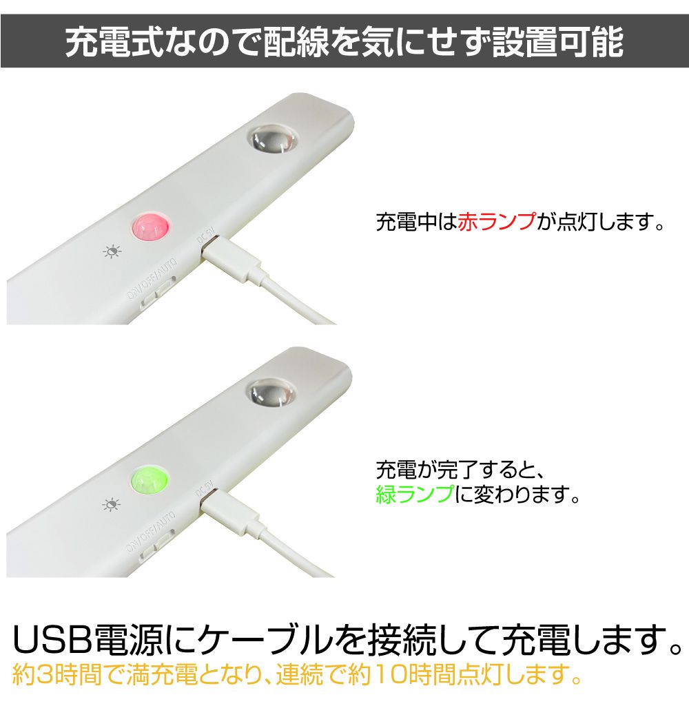 キャンピングカー用 LEDキャビンライト 60cm LEDライト60cm スイッチ