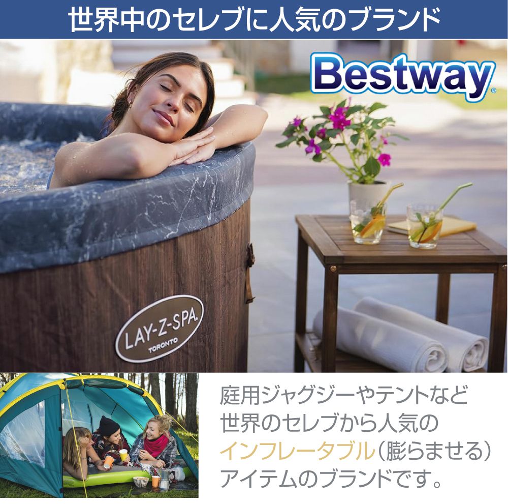 エア式マッサージエアマットレス – 持ち運び可能なSPA専用エアベッド 0816 エアベッド エアーベッド エアマット エアーマット ポンプ内蔵