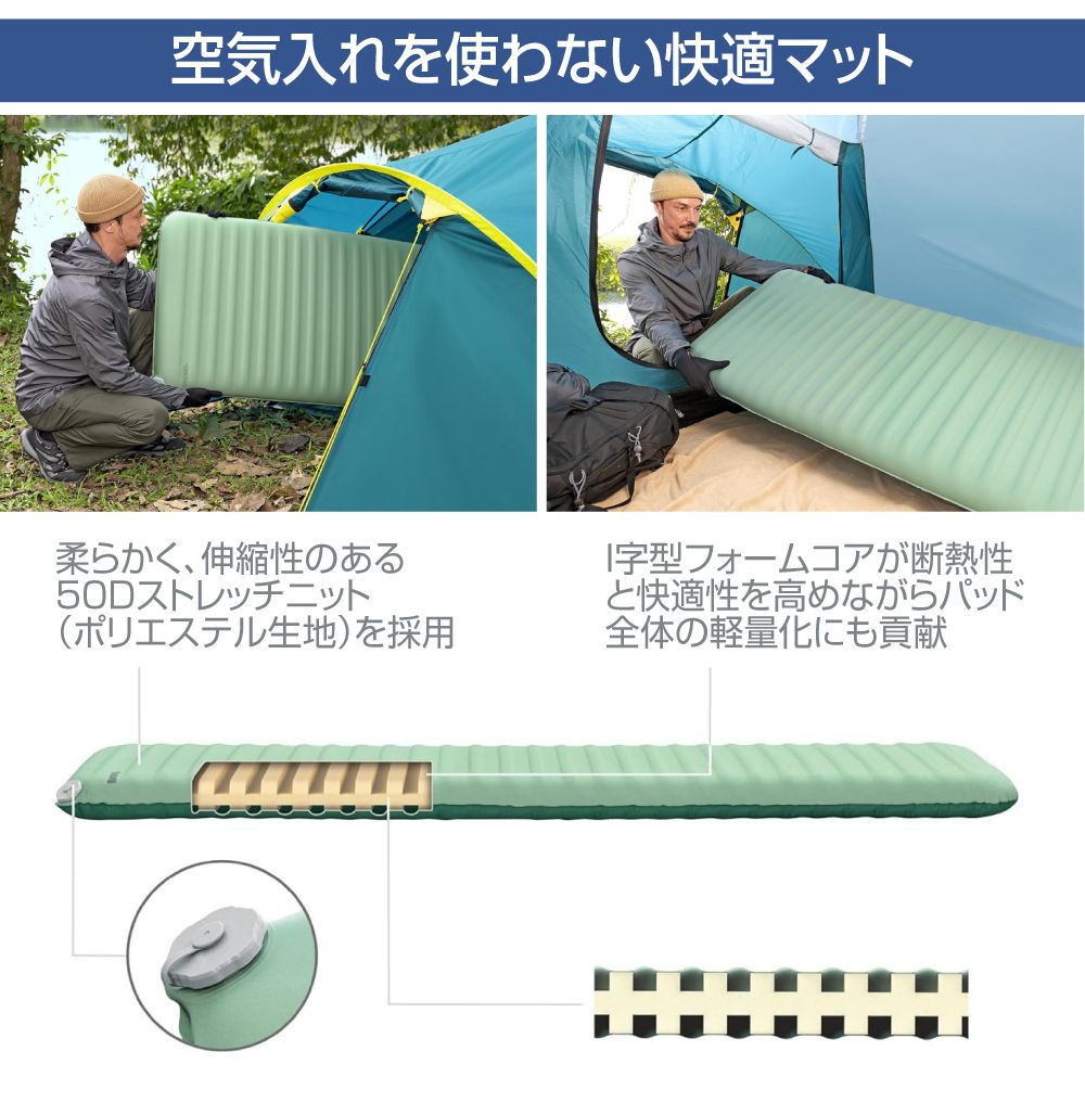 キャンプ マット エアマット エアーマット インフレターブル Bestway