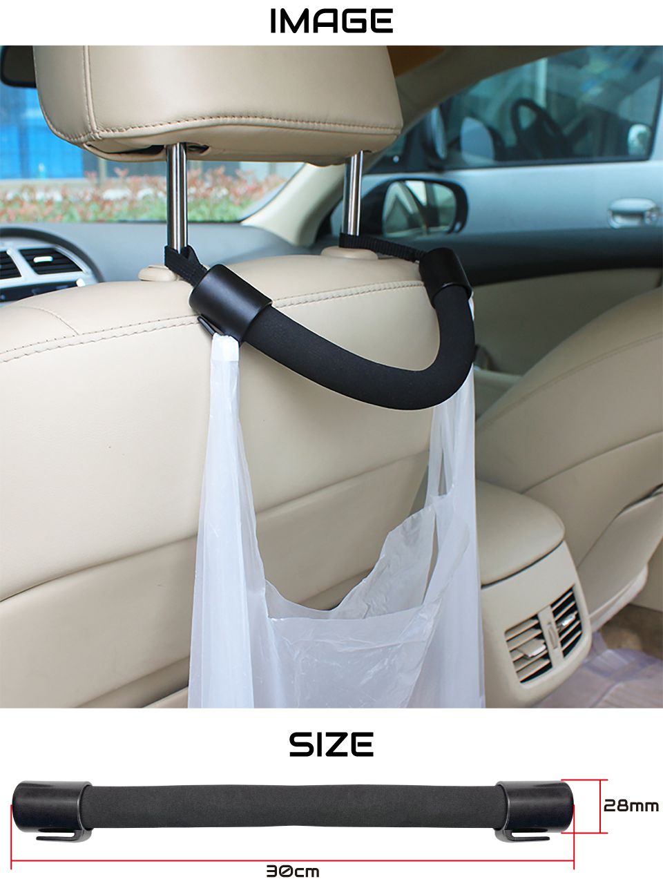 ヘッドレスト用 アシストグリップ フック付 CC-SAG | 車用 車載