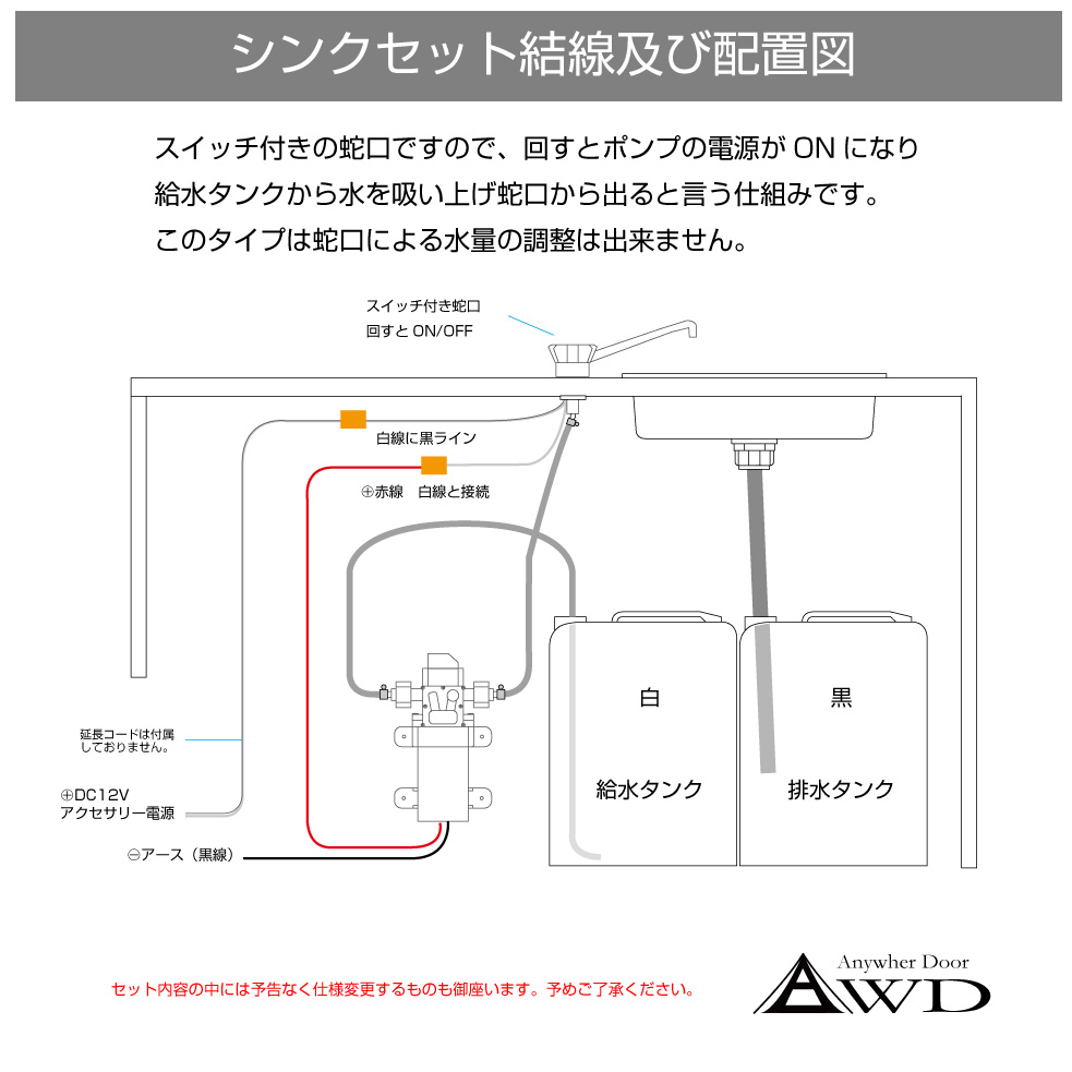 キャンピングカー シンク パーツ 軽キャンピングカー ソロキャンプ キャンピングカー化キット 大きめ シンクフルセット Lサイズ CC-SS325N  送料無料 : cc-ss325n : GRACETRIMオンラインストア - 通販 - Yahoo!ショッピング