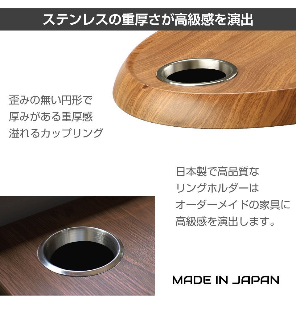 DIY ドリンクホルダー 内径73mm ステンレス カップリング 2個セット CK
