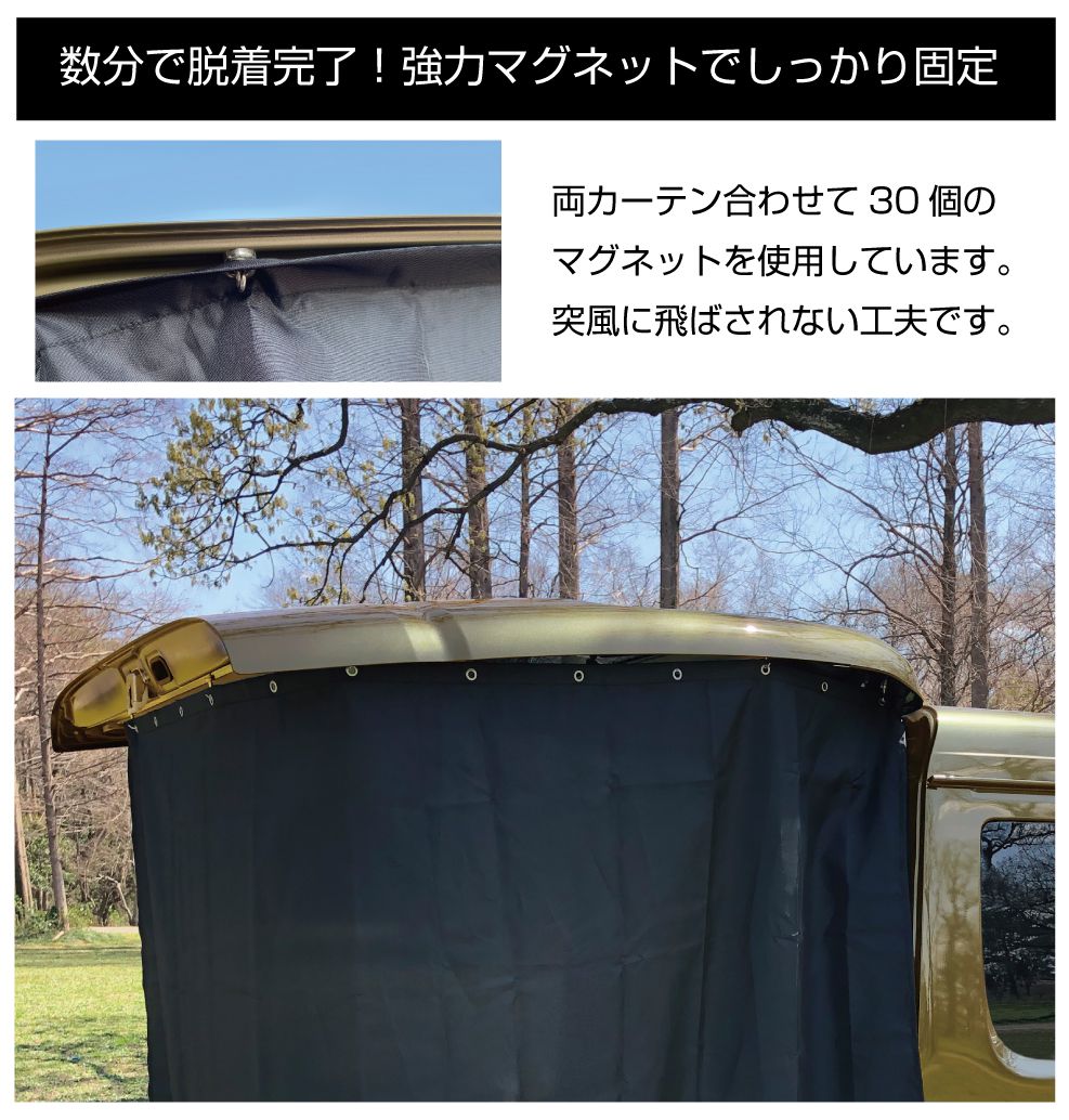 DAIHATSU アトレー/ハイゼットカーゴ リアゲートカーテン 固定用ペグ