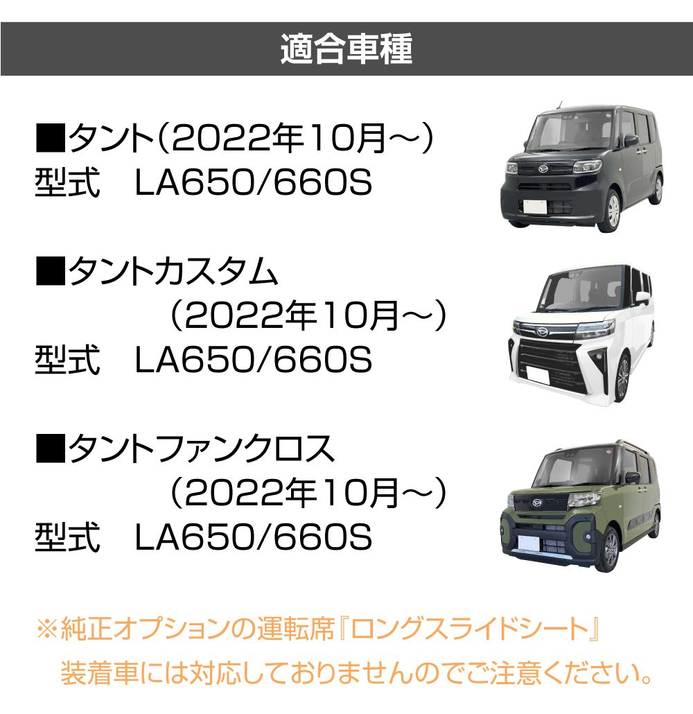 ダイハツ 650/660系 タント 後期用 スライドドア ステンレス