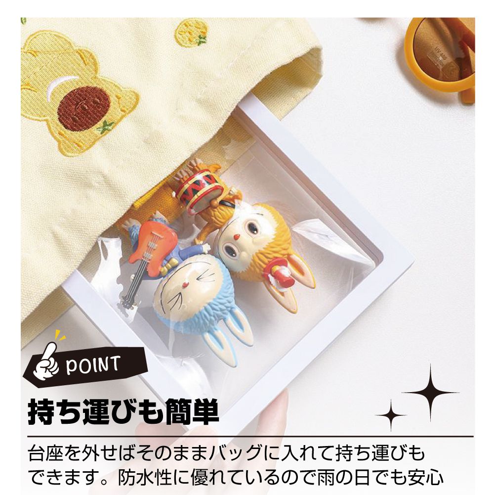 ディスプレイケース コレクションケース 四角形 クリアケース 11