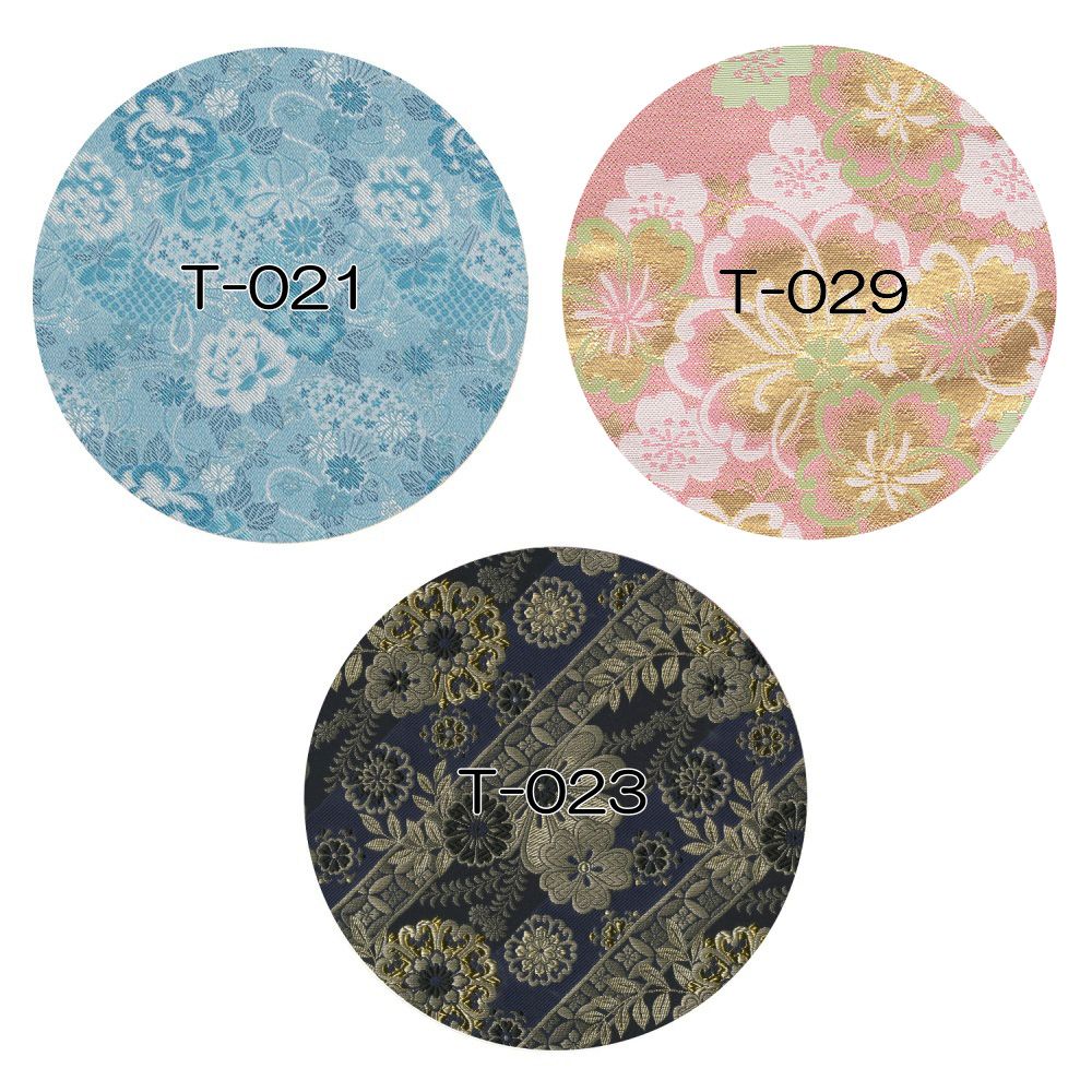 受注生産品 西陣織 御朱印帳と御朱印帳収納袋（同柄セット）道長芝桜