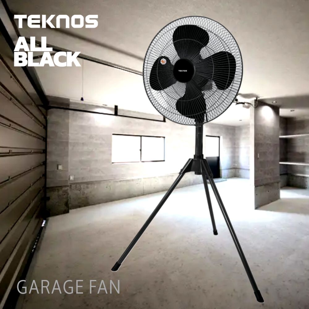 扇風機 ガレージ 工業扇 TEKNOS 羽根径43.5cm スタンド式工場扇風機