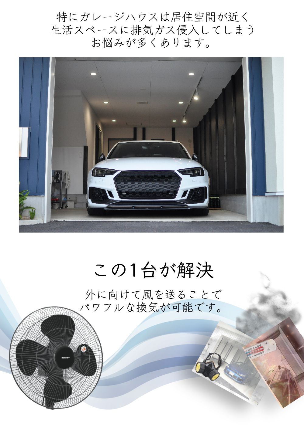扇風機 ガレージ 工業扇 TEKNOS 羽根径43.5cm スタンド式工場扇風機 