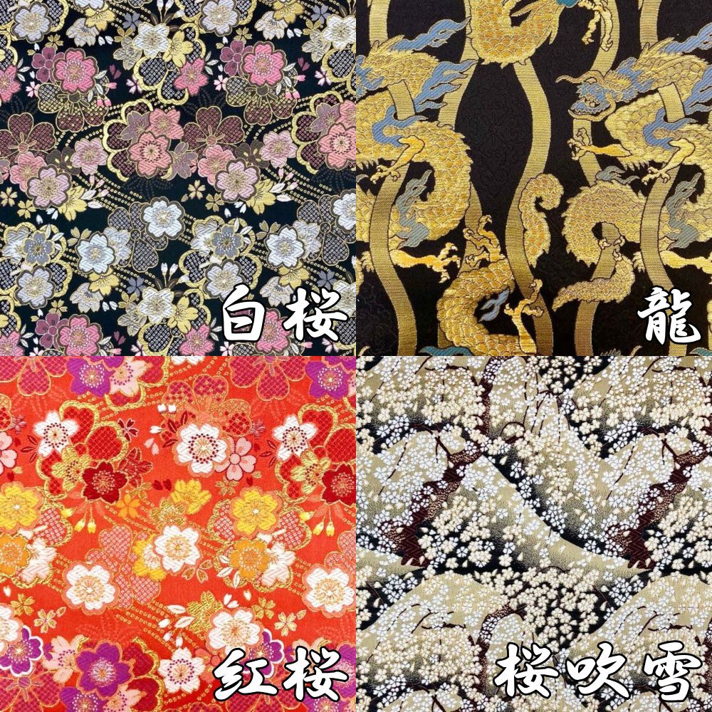 受注生産品 西陣織ゴルフバッグ （キャディバッグ）革と西陣織で職人が