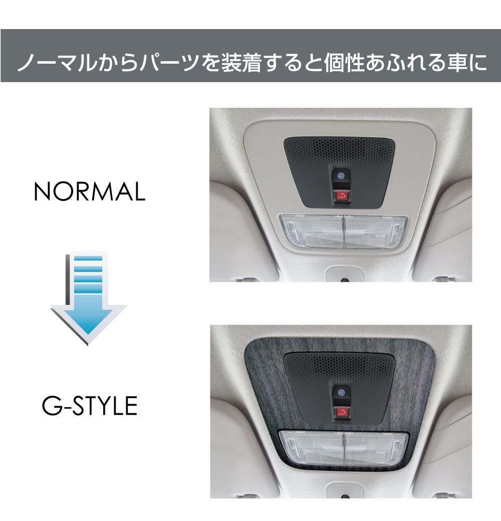 NBOXカーボン調 インテリアパネル 4点セット 新型 N-BOX JF5/JF6 オーバーヘッドパネル 全4色 NB56-IN-F03