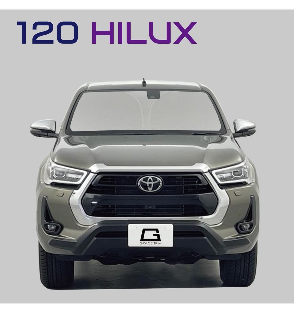 現行 120系 ハイラックス ブラック サンバイザー 左右 新品 トヨタ純正