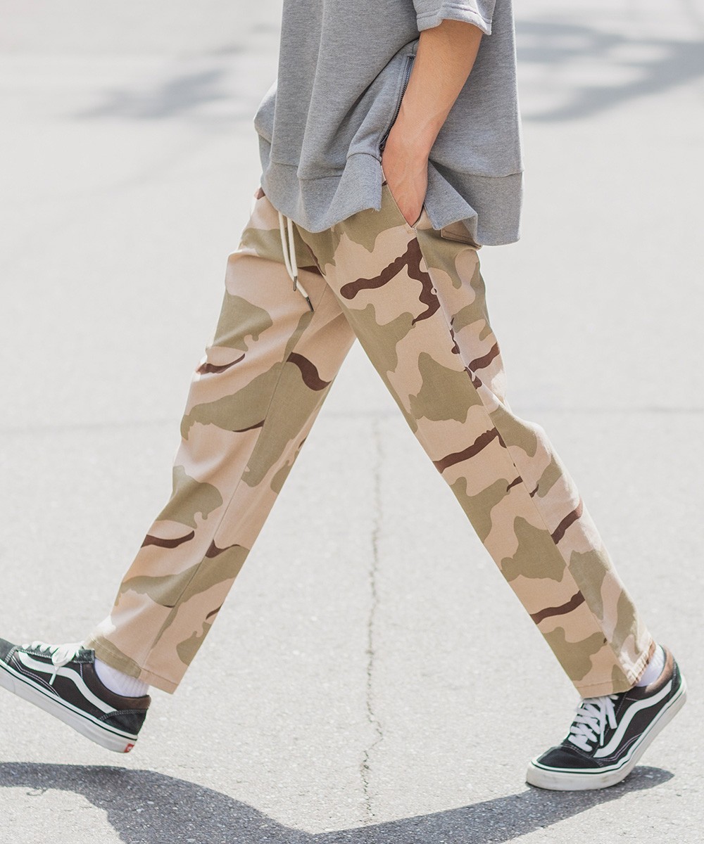 シェフパンツ メンズ ワイドシルエット 迷彩柄 カモフラ柄 イージーパンツ ワイドパンツ 大きいサイズ オーバーサイズ Gracias Ca002 Graciasショッピングストア 通販 Yahoo ショッピング