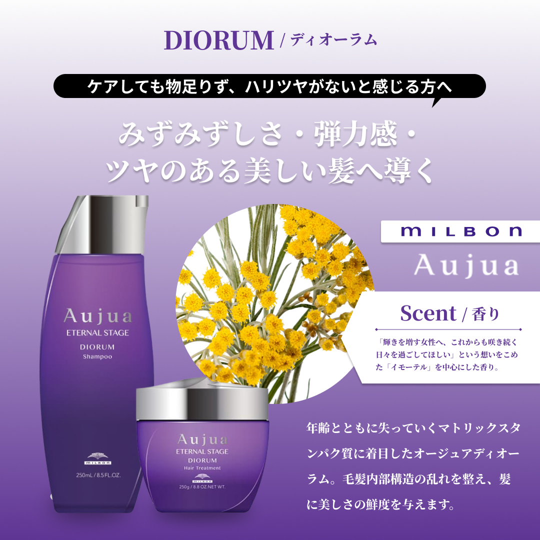 Aujua ミルボン オージュア ディオーラム シャンプー 250mL DIORUM