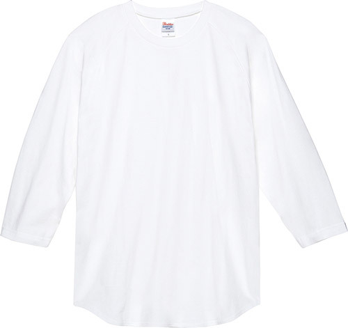 ラグラン Tシャツ メンズ 七分袖 無地 厚手 綿100% レディース Printstar 5.6オ...