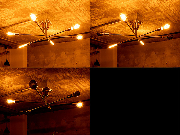 LED電球セット 6灯 リモコン付き シーリングライト CYMRIC（キムリック