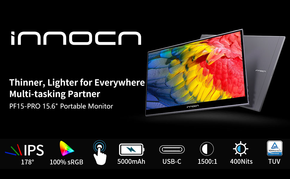 INNOCN 13.3インチ OLED FHD 1ms ポータブルモニター - 13A1F