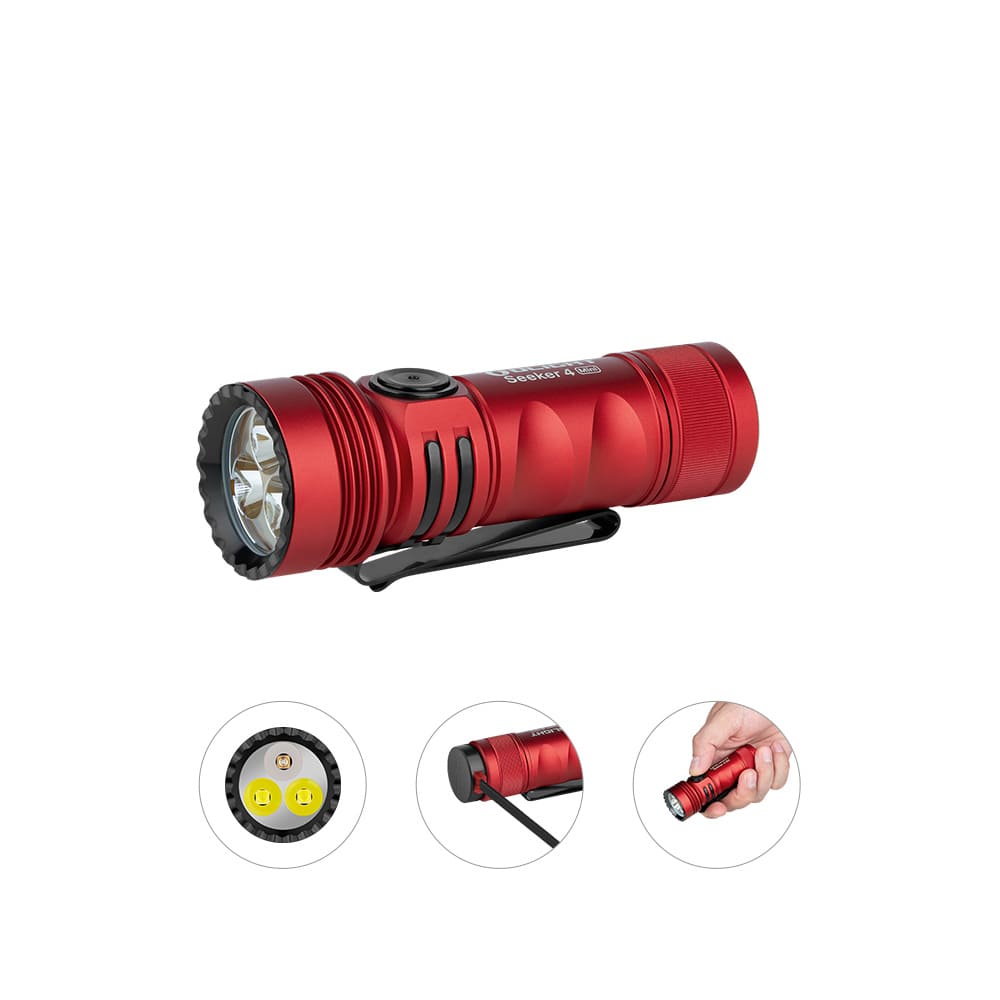 OLIGHT オーライト Seeker 4 Mini EDCライト ＋ UVライト ブラックライト おすすめ メーカー 防災 アウトドア ルーメン  正規代理店