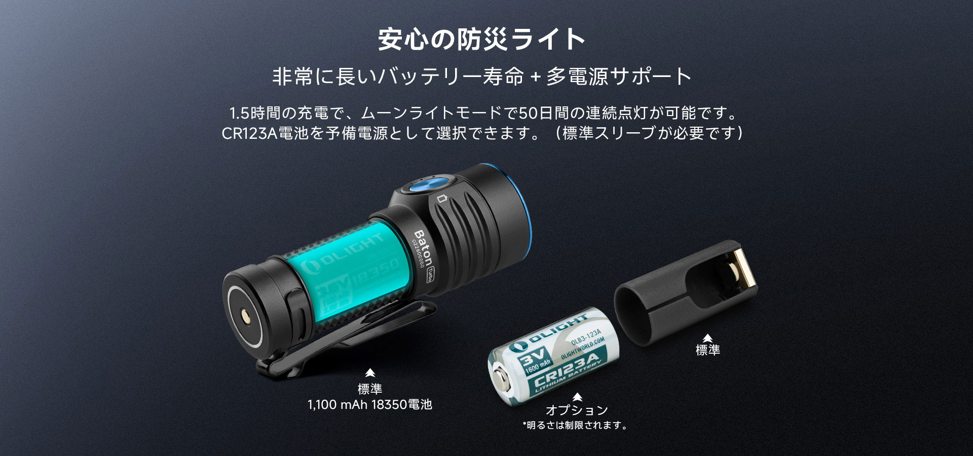 楽天市場】OLIGHT(オーライト) Baton Turbo フラッシュライト