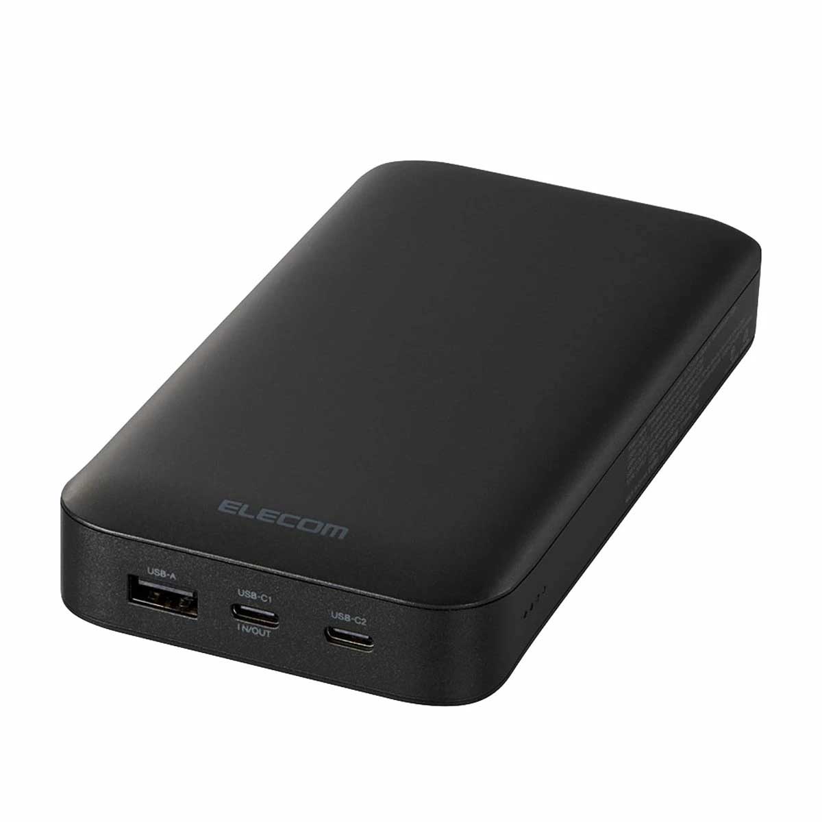 ELECOM（エレコム） モバイルバッテリー DE-C50L-20000BK 大容量