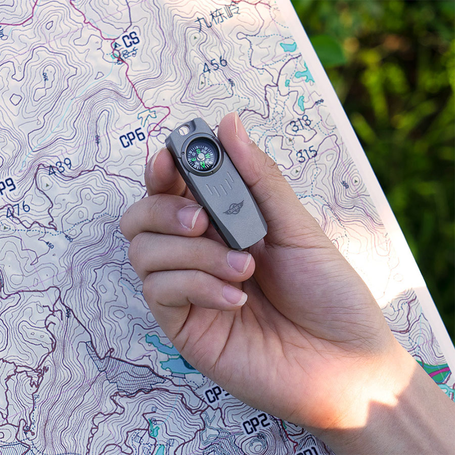 OLIGHT オーライト Owhistle 2 Ti ホイッスル コンパス ツール 長時間