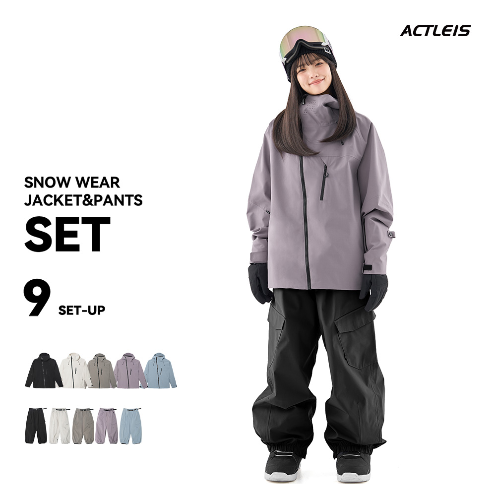 ACTLEIS（アクレイス） スノーボードウェア スキーウェア レディース