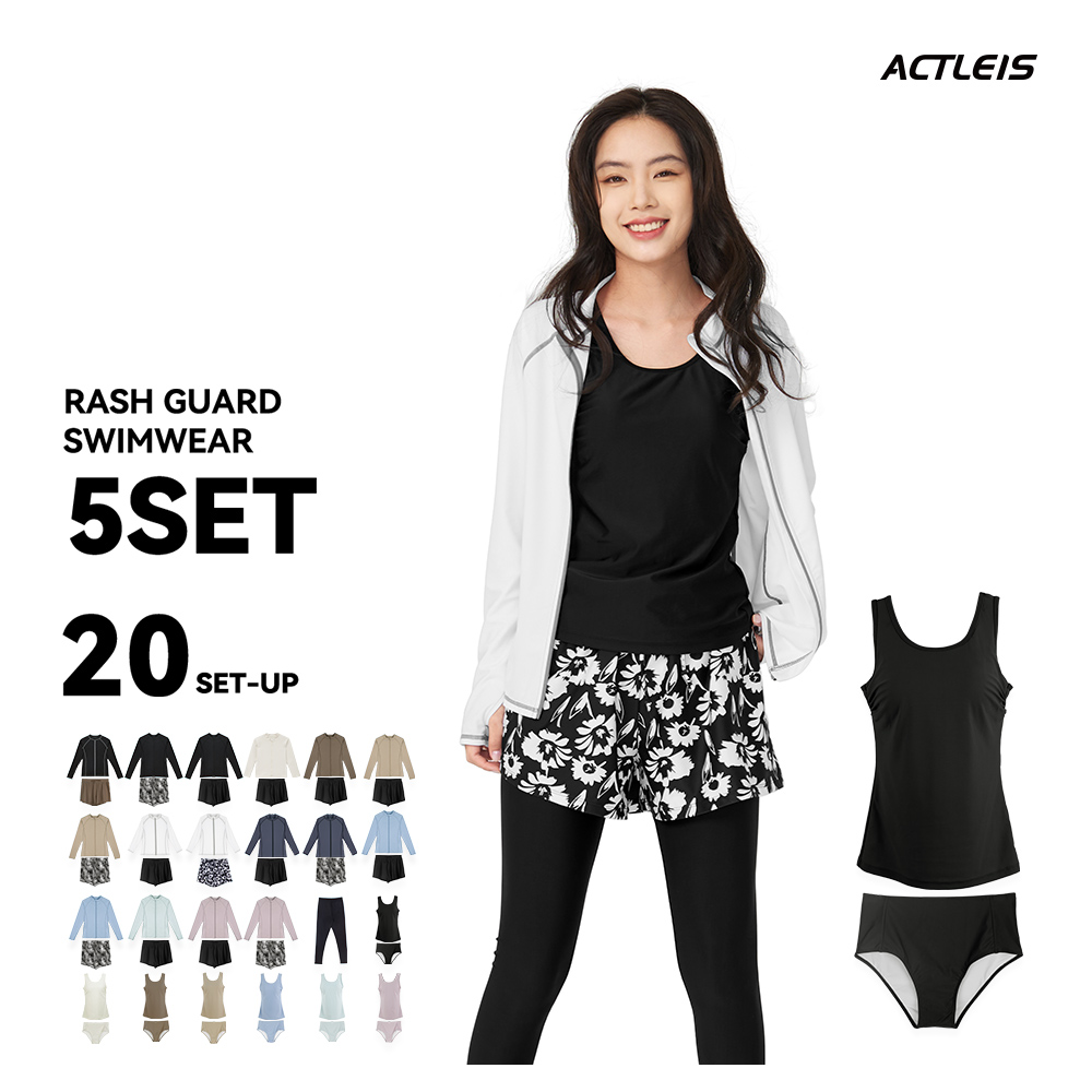 ACTLEIS 水着 レディース ラッシュガード 上下 セット 上下 ACTLEIS 水着 レディース ラッシュガード 上下 セット 上下