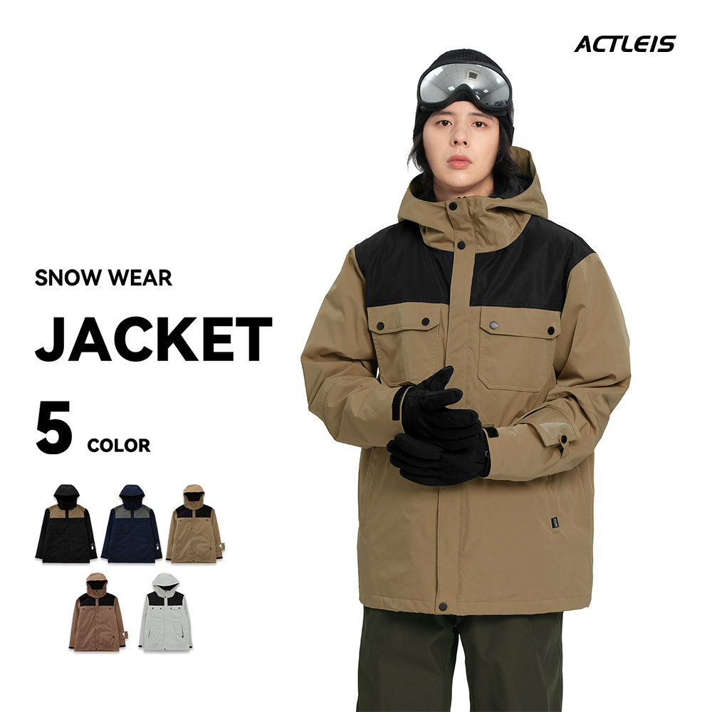 ACTLEIS スキーウェア スノーボードウェア ジャケット メンズ 上