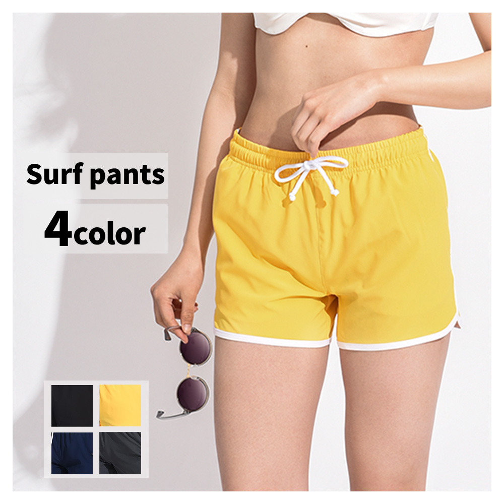 クリアランス 水着 ショートパンツ レディース サーフパンツ サーフショーツ ボードショーツ 海パン ハーフパンツ ラッシュガード 大きいサイズ 体型カバー Ls And East 通販 Yahoo ショッピング