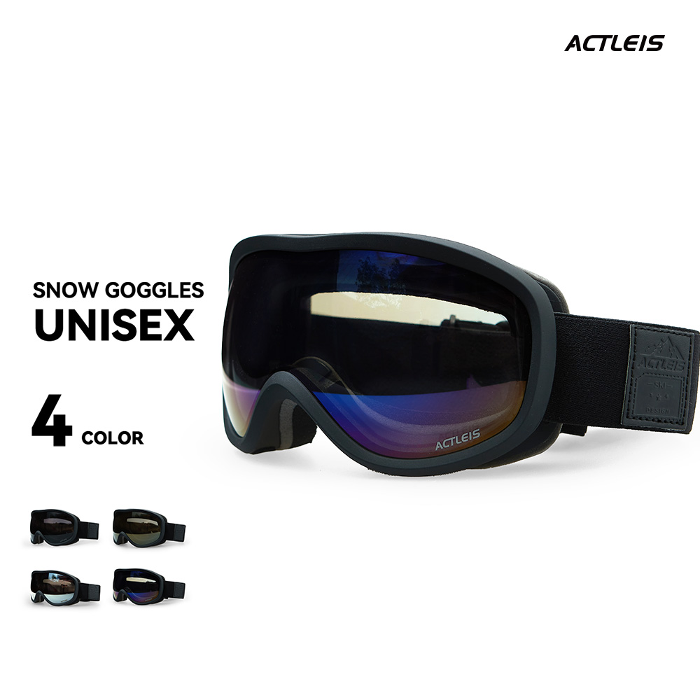 ACTLEIS（アクレイス） スキーゴーグル スノーボードゴーグル メンズ