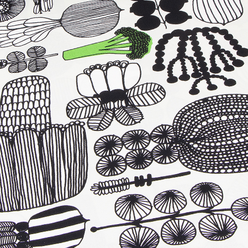 マリメッコ　PVC生地　RUHTINATAR marimekko マリメッコ 生地 ファブリック Puutarhurin Parhaat