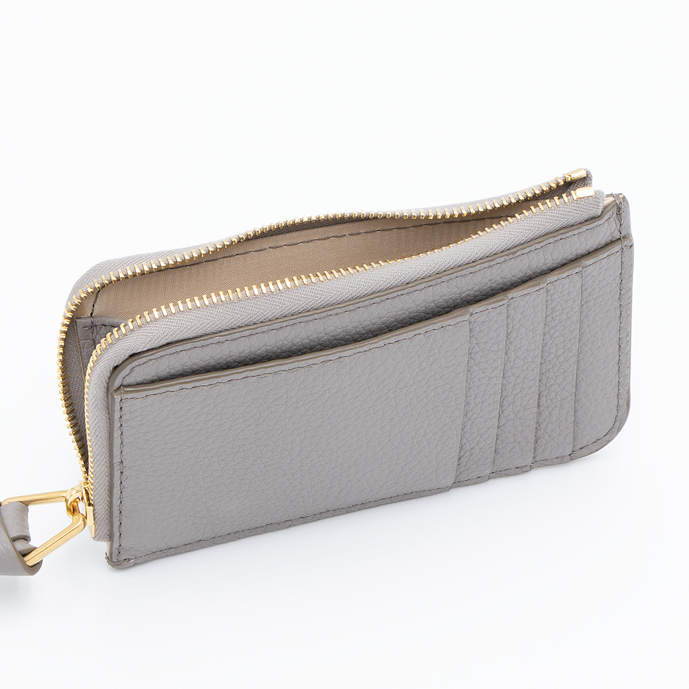 クロエ CHLOE カードケース フラグメントケース カシミアグレー MARCIE マーシー CHC22AP674I31 053 CASHMERE GREY｜grande-tokyo｜03