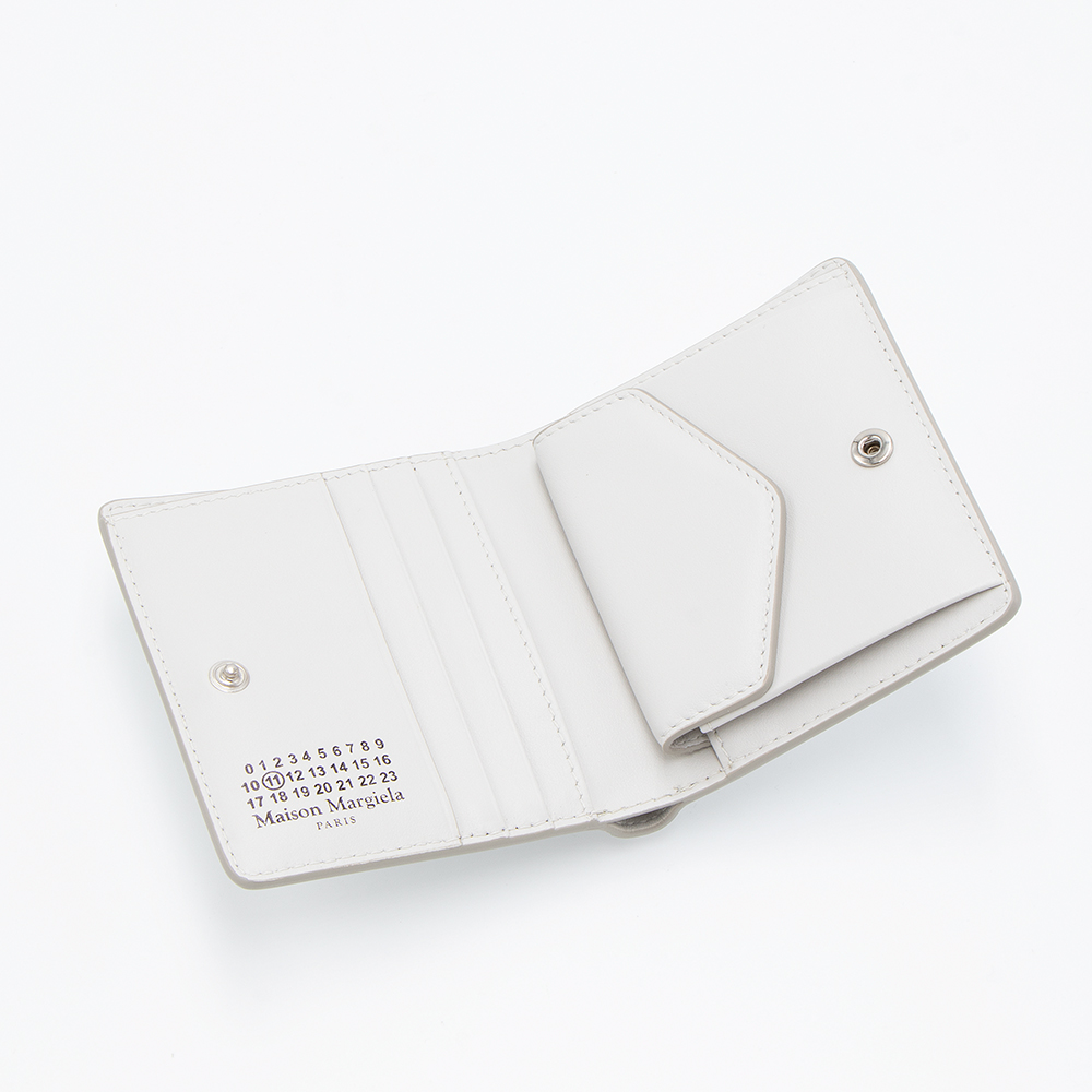売れ筋格安 【ハッピープライス】メゾンマルジェラ MAISON MARGIELA 2つ折り財布(小銭入れ付き) ホワイト S56UI0140 P4986 T1003 WHITE