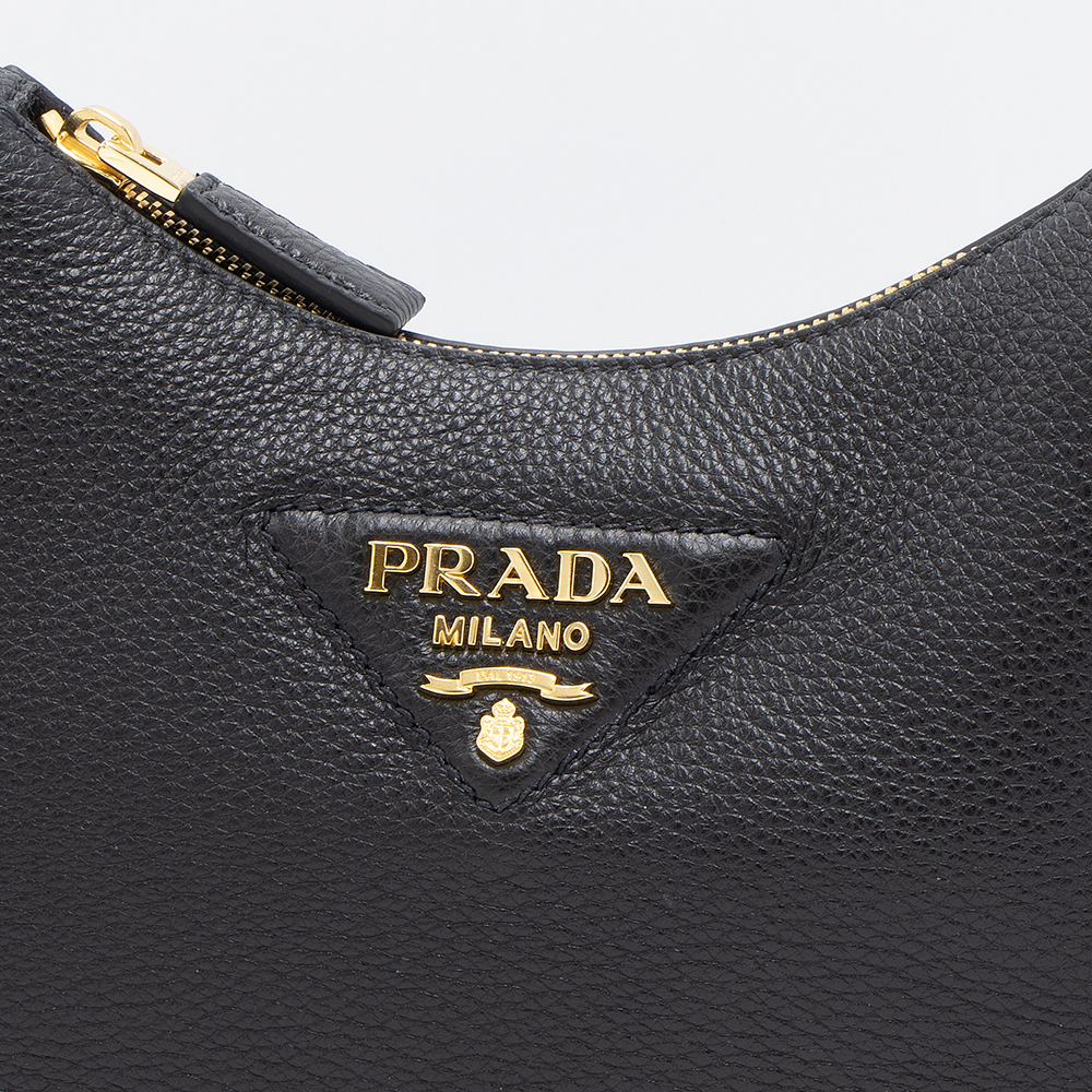 プラダ PRADA ショルダーバッグ ブラック 1BH193 2DKV F03C3 3OO VITELLO DAINO SOFT NERO C1｜grande-tokyo｜05