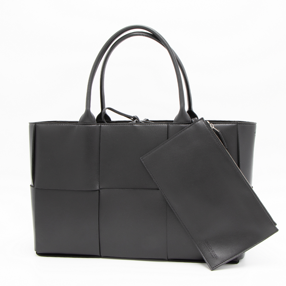 ボッテガヴェネタ BOTTEGA VENETA トートバッグ ブラック MEDIUM ARCO TOTE BAG ミディアムアルコトート 609175  VCQC2 8803 BLACK