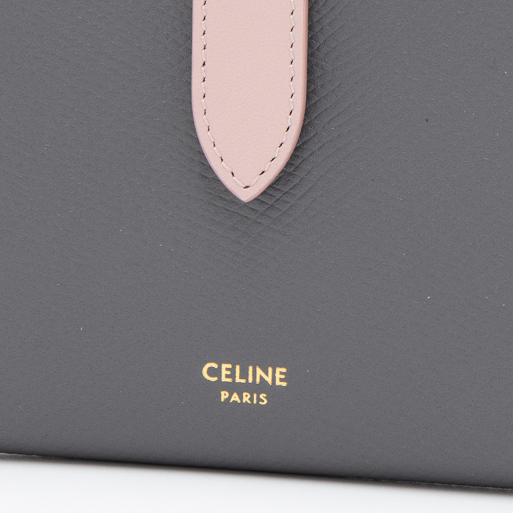 2023年春夏新作】セリーヌ CELINE 2つ折り財布 グレー/ヴィンテージ