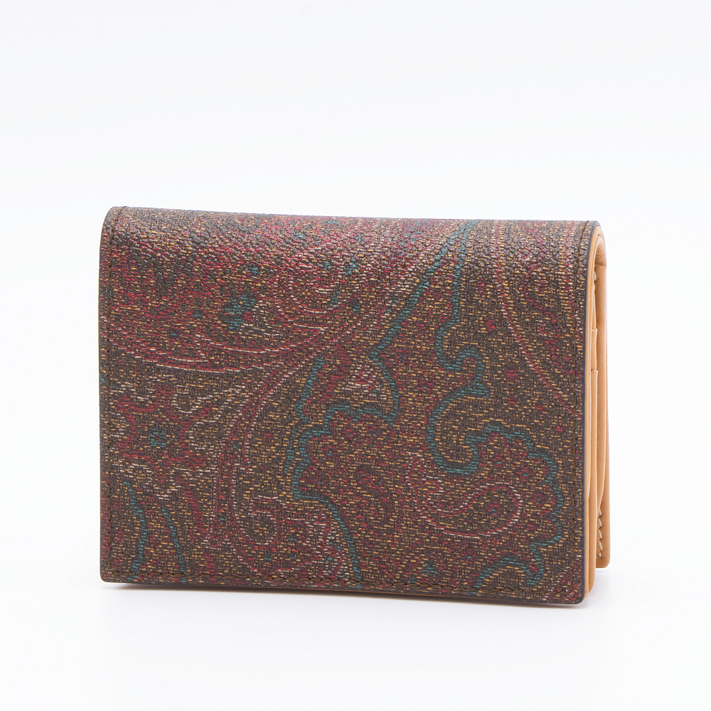 【ハッピープライス】エトロ ETRO 2つ折り財布(小銭入れ付き) ブラウン/ペイズリー PAISLEY WALLET 0I003 8210 0600 BROWN :219865:ブランドショップGRANDE TOKYO