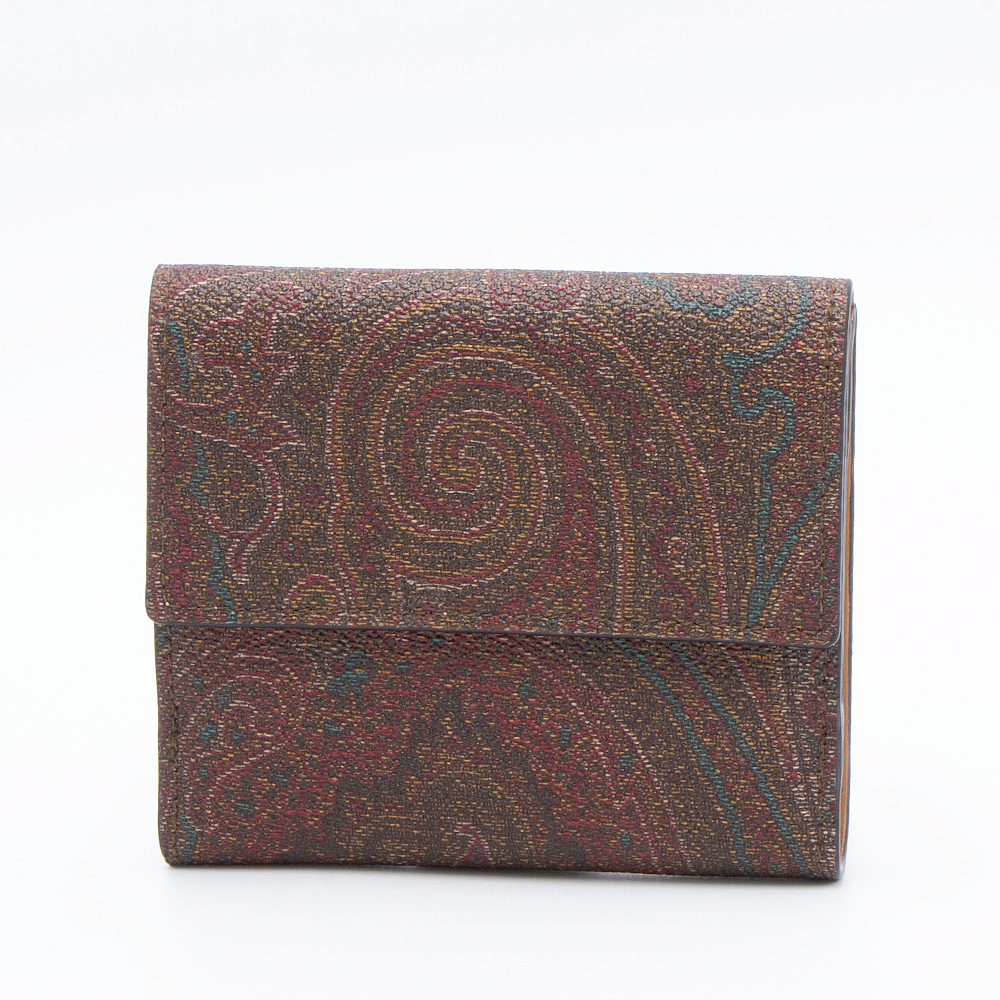 ETRO 【7/19-7/25 LYP会員+P10倍】エトロ 3つ折り財布(小銭入れ