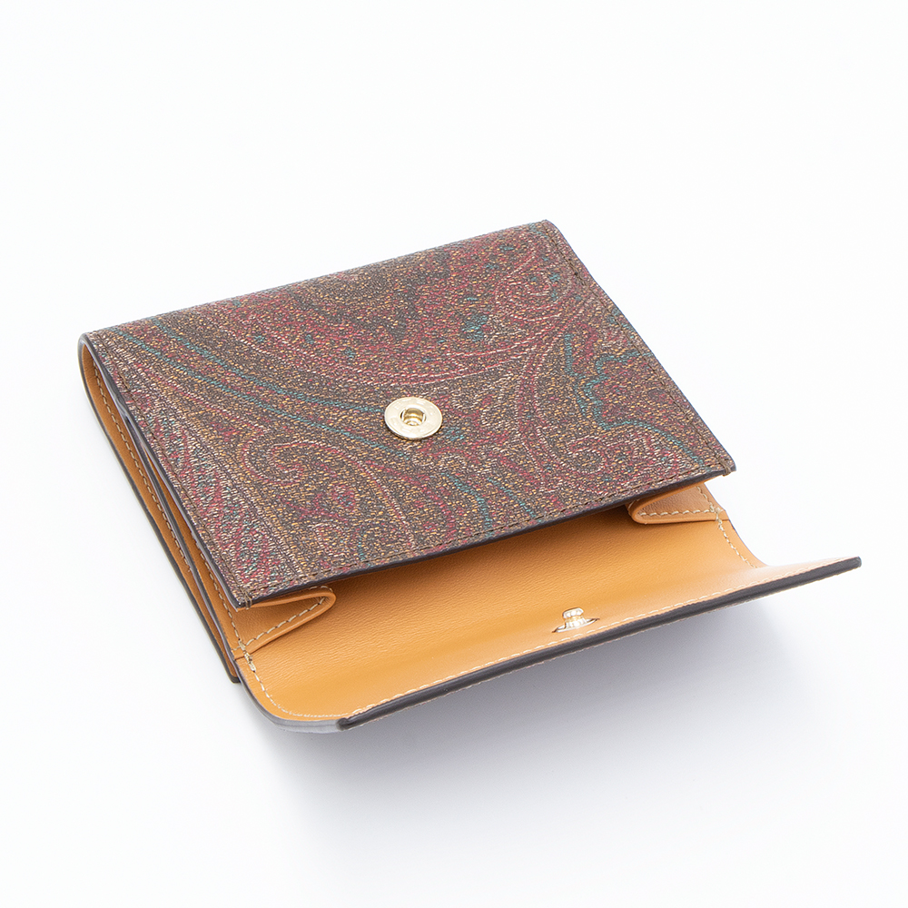 エトロ ETRO 財布 0H796 8210 0600 ETRO エトロ 3つ折り財布(小銭入れ付き) ブラウン/ペイズリー