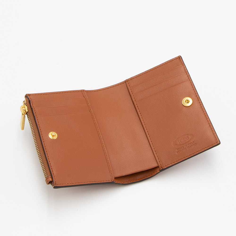 TOD'S トッズ 2つ折り財布(小銭入れ付き) T TIMELESS T