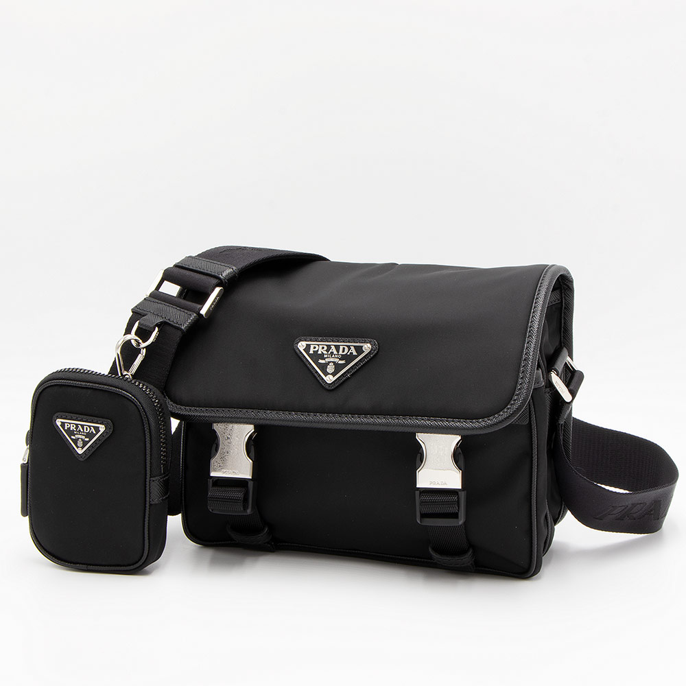 PRADA（プラダ） ショルダーバッグ Re-Nylon ブラック 2VD034 2DMH
