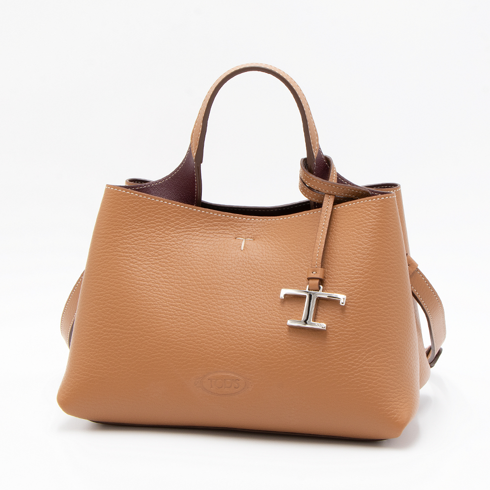トッズ TOD'S トートバッグ(2WAY仕様) マイクロ ブラウン トッズ TOD'S トートバッグ(2WAY仕様) マイクロ ブラウン