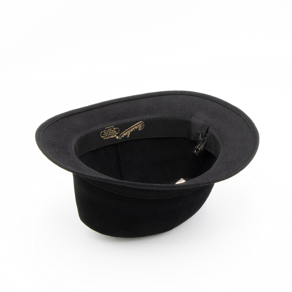 Borsalino ボルサリーノ BORSALINO フェルトハット 中折れ帽 ブラック