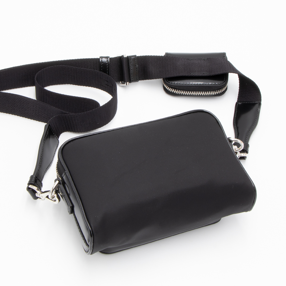 【ヴィンテージ】Rank:A☆PRADA サピアノ ショルダー 2VH172 プラダ PRADA メンズ レディース ショルダーバッグ ブラック