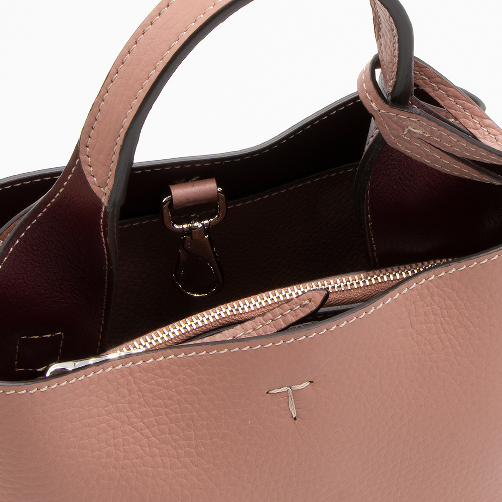 TOD'S（トッズ） トートバッグ(2WAY仕様) ミニ ボルドーピンク