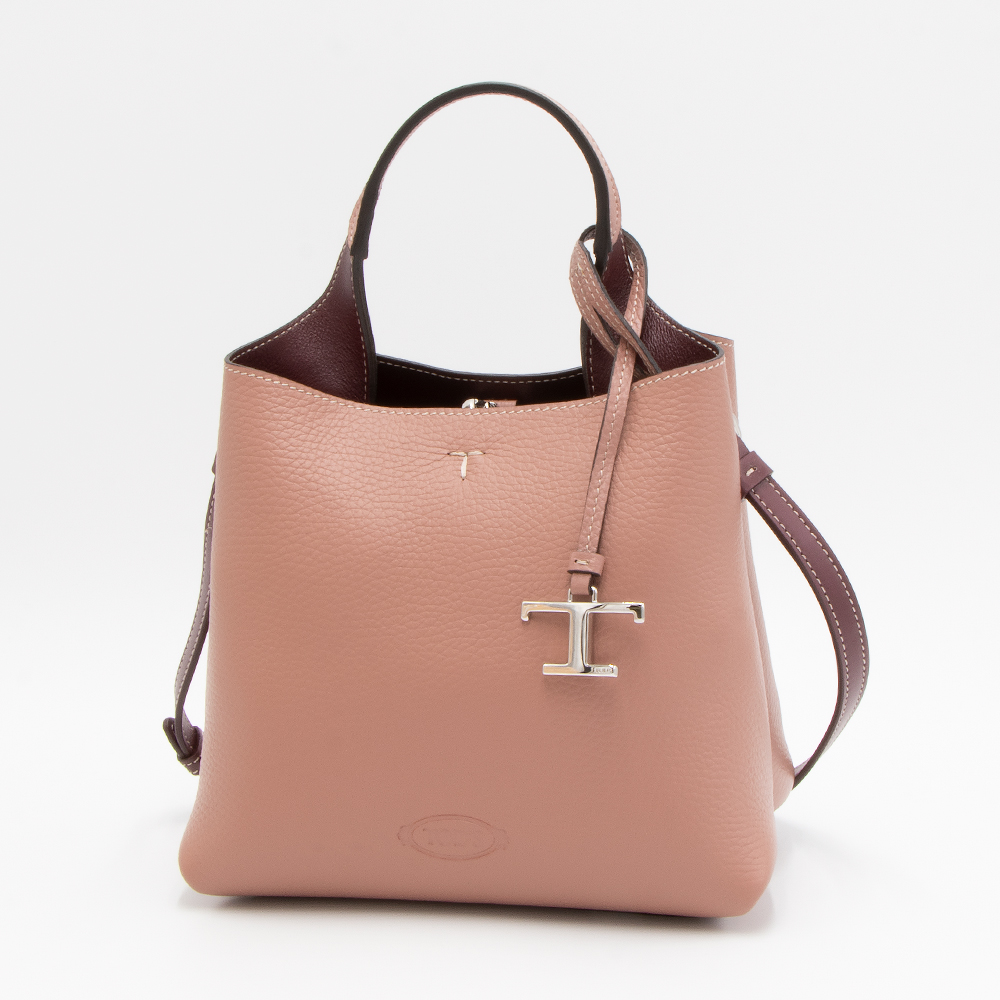TOD'S トッズ トートバッグ(2WAY仕様) ミニ ボルドーピンク