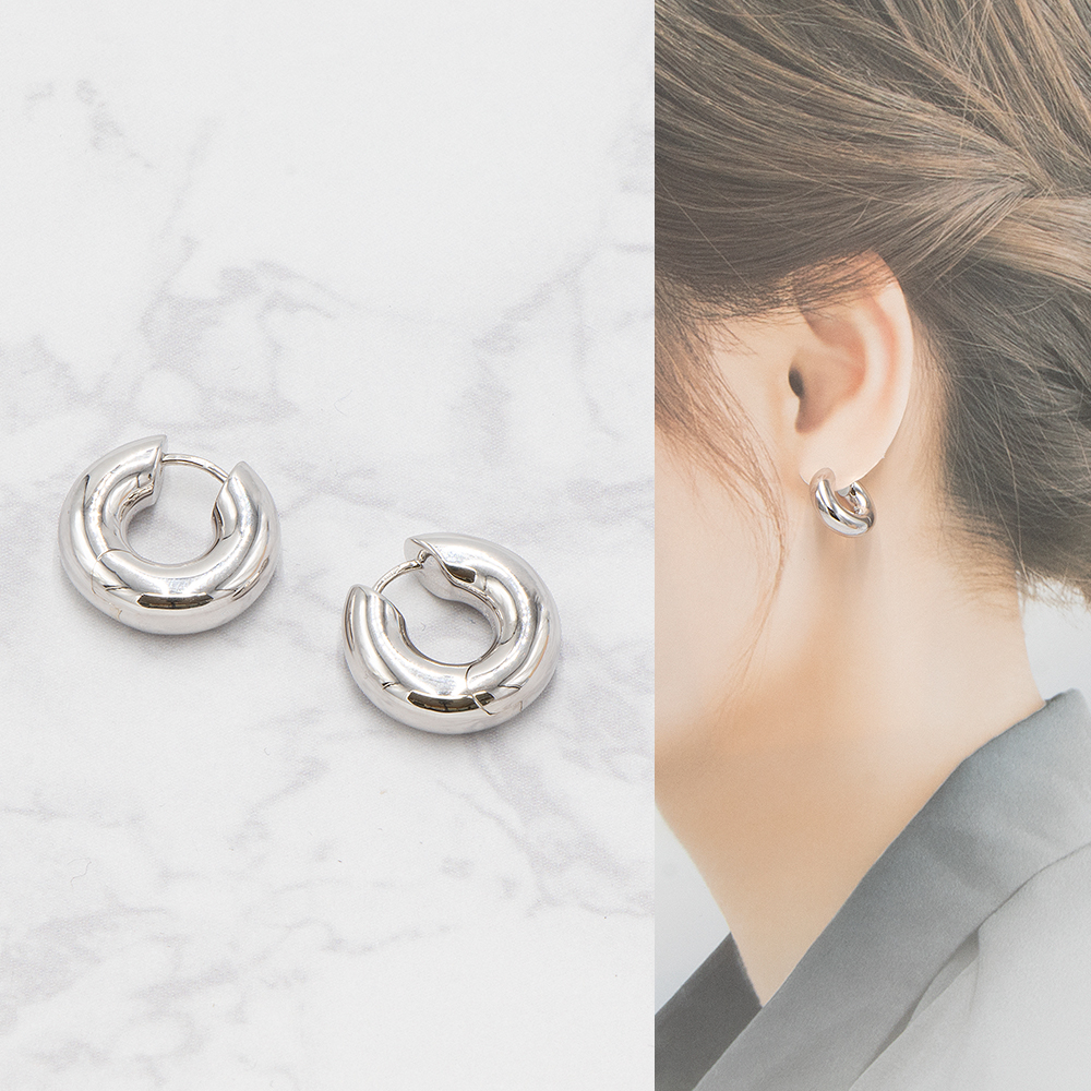 TOMWOOD - 【残り一点】Classic Hoops Medium(SILVER) | ACRMTSM