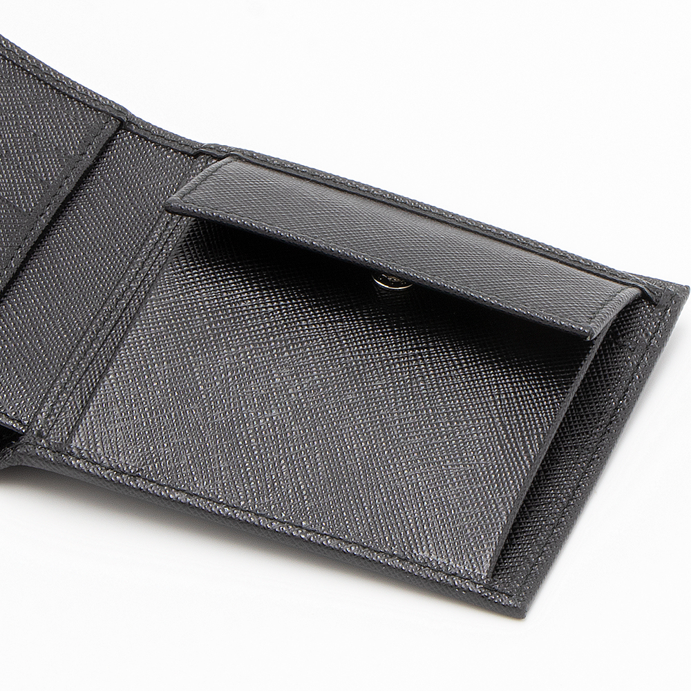 PRADA（プラダ） PRADA 2つ折り財布(小銭入れ付き) ブラック 2MO738