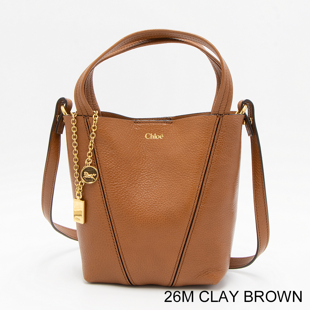 Chloe クロエ CHLOE スモールトートバッグ クロエスピン SPIN